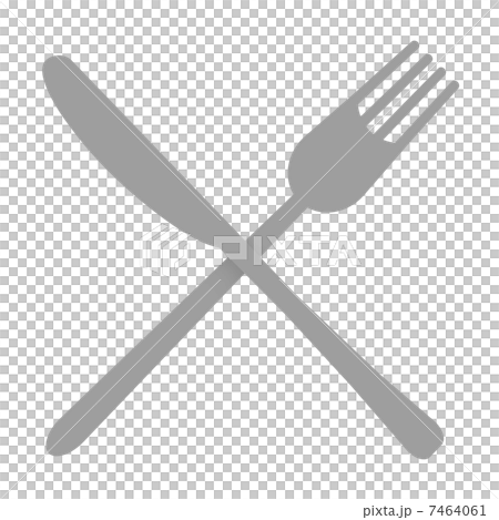 重疊的刀叉 重疊的刀叉 7464061