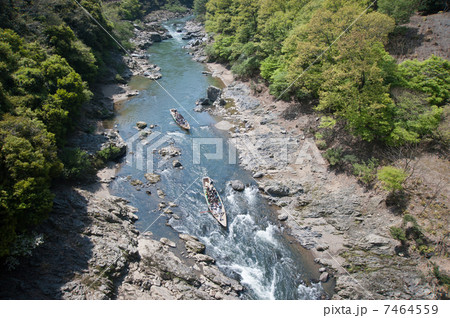 京都保津川を下る観光船 京都保津川を下る観光船 7464559