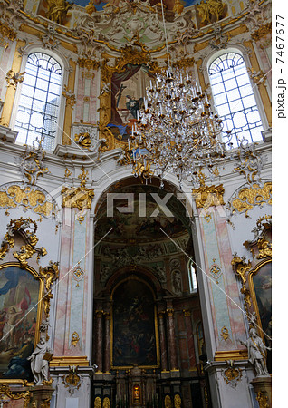 ドイツ エッタール修道院の写真素材