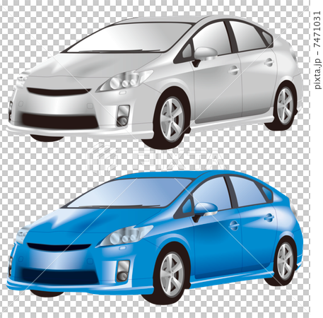 車イラスト（ベクター有） 7471031