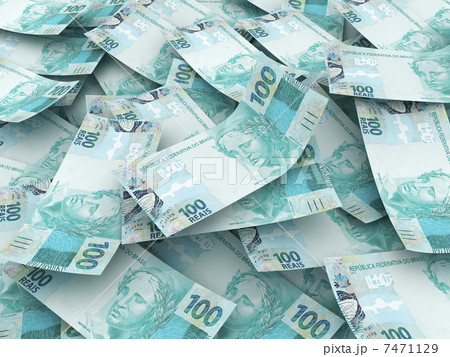 New brazilian currency - one hundred Real. 7471129