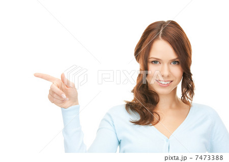 businesswoman pointing her finger businesswoman pointing her finger 7473388