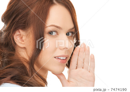 woman whispering gossip 7474190