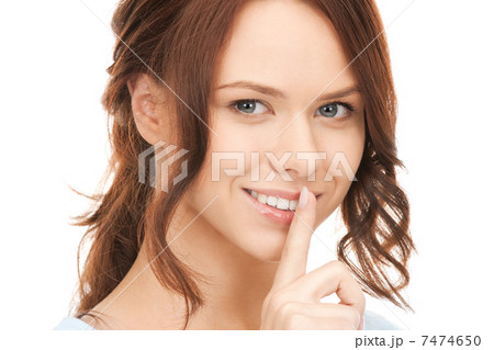 finger on lips finger on lips 7474650