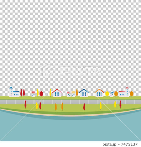 秋季住宅區 7475137