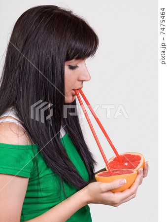 girl with grapefruit girl with grapefruit 7475464