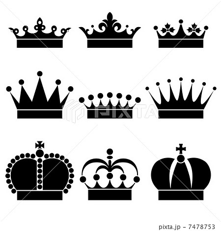Crownsのイラスト素材 7478753 Pixta