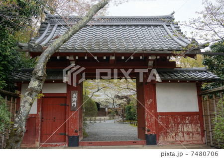 常照寺・吉野門（赤門） 7480706
