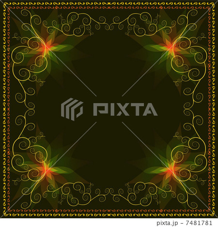 Decorative ornamental luxury frame 7481781