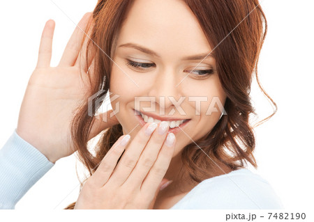 woman listening gossip 7482190