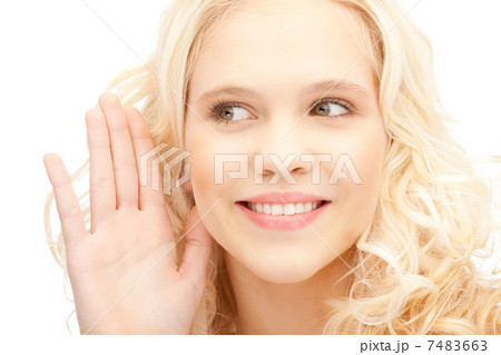 woman listening gossip 7483663