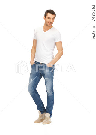 handsome man in white shirt 7485963