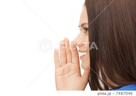 woman whispering gossip 7487046