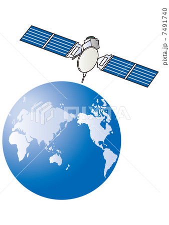 衛星と地球 衛星と地球 7491740