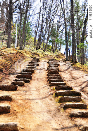山道の階段 7492630