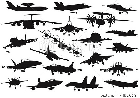 Military aircrafts set 7492658