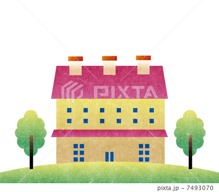 赤い屋根の家 7493070