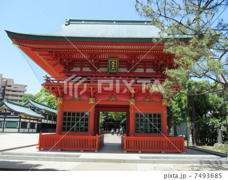 穴八幡神社の光寮門 穴八幡神社の光寮門 7493685