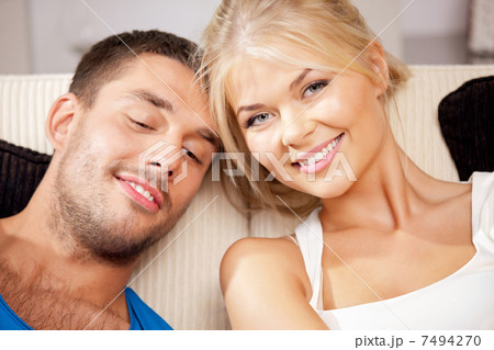 happy couple at home 7494270