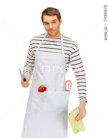 handsome man with knife handsome man with knife 7496876