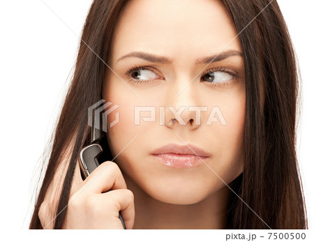 woman with cell phone woman with cell phone 7500500