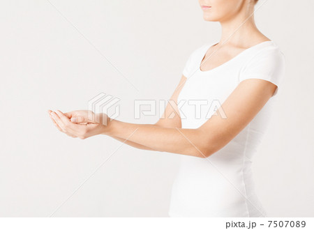womans cupped hands womans cupped hands 7507089