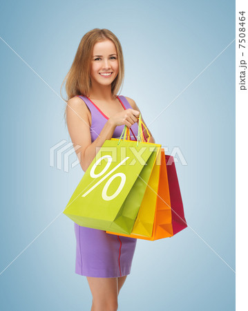 woman carrying shopping bags 7508464