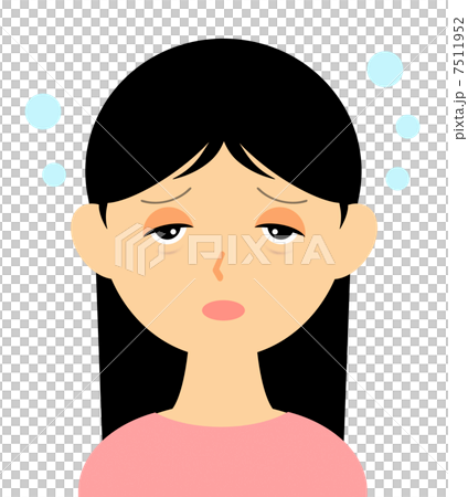 寝不足の女性 7511952