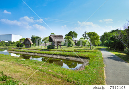 平塚 川添遺跡公園 高床式倉庫 平塚 川添遺跡公園 高床式倉庫 7512103