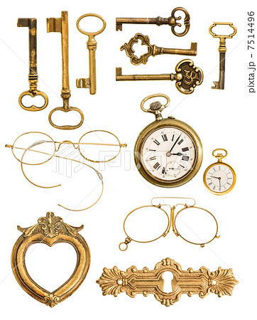 collection of golden vintage accessories collection of golden vintage accessories 7514496