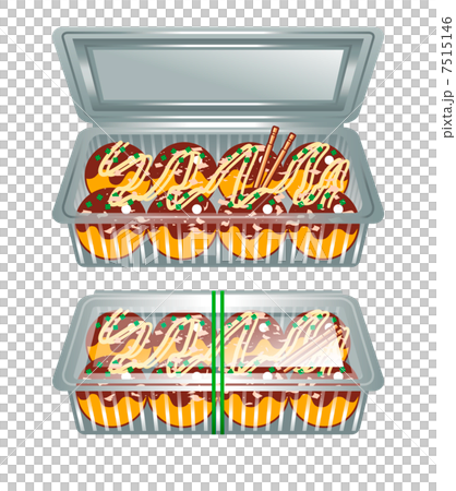 たこ焼きのイラスト 7515146