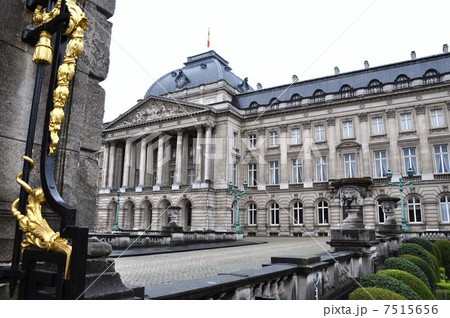 王宮　街並み　ブリュッセル 7515656