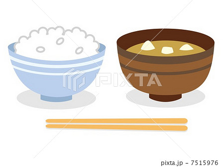 味噌汁とご飯 7515976