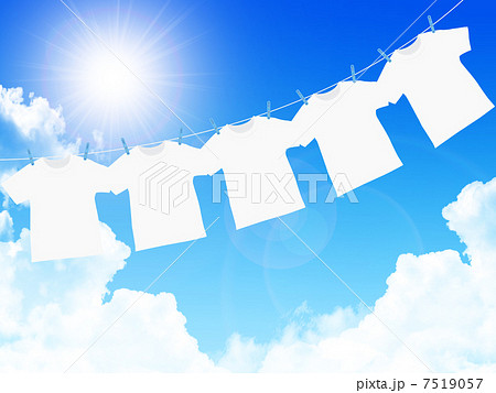 洗濯物のイラスト素材