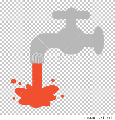 Red rust of the tap 7519531
