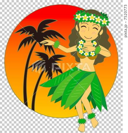 草裙舞茶礁日落 7520773