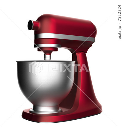Wine red food mixer with clipping path Wine red food mixer with clipping path 7522224