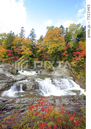 紅葉の三段滝 紅葉の三段滝 7522465