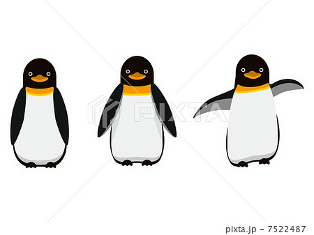 ペンギンイラスト セットのイラスト素材
