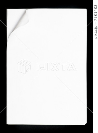 paper page with curl 7531432