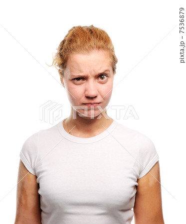 Cute ginger girl thinking 7536879