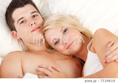 Portrait of young couple. 7539619