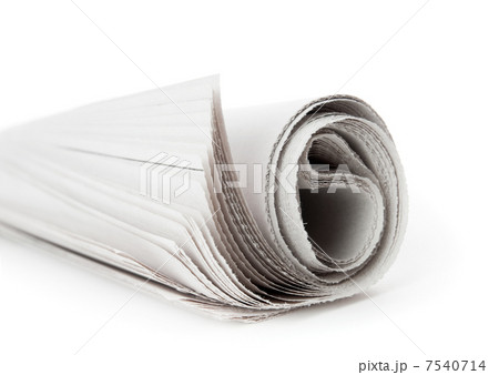 Rolled newspaper 7540714
