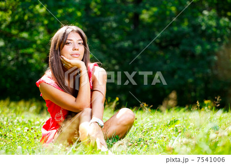 Portrait of beautiful girl 7541006