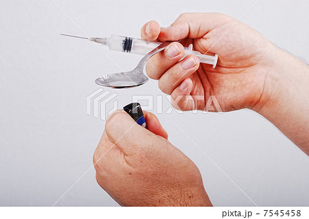 Drugs addict activities and some used tools 7545458