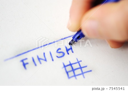 From start to finish, child writing on white paper 7545541
