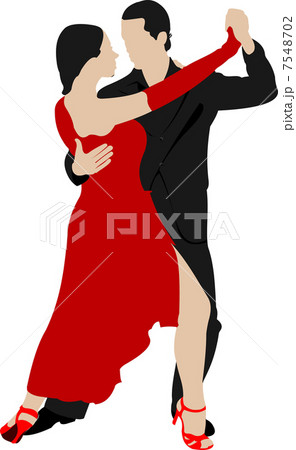 Couples dancing a tango Couples dancing a tango 7548702
