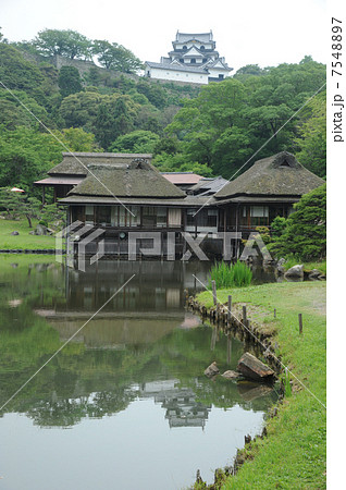 玄宮園と彦根城 7548897