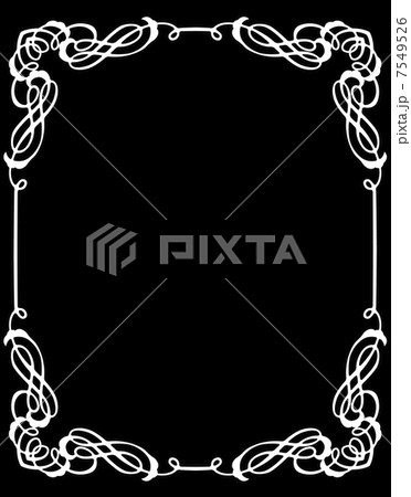 ワールド柄のフレーム 7549526