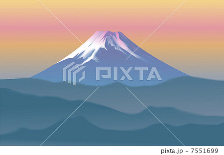 富士夕景 7551699